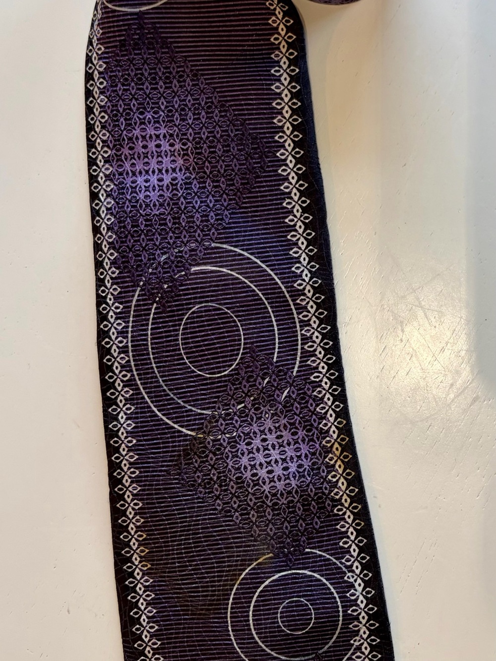 Luigi Borrelli Napoli Vintage Hand Stitched Silk Tie - EUC